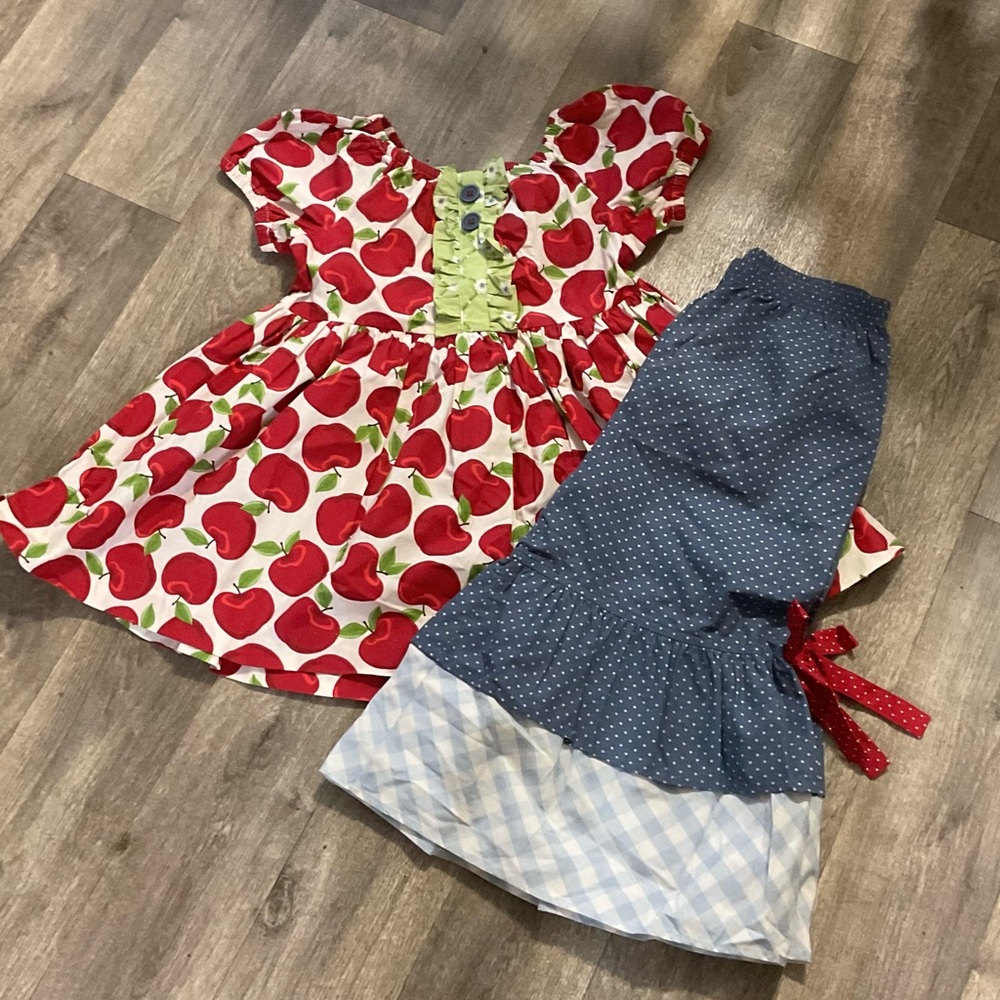 Charming Red and Blue Kids Matching Set